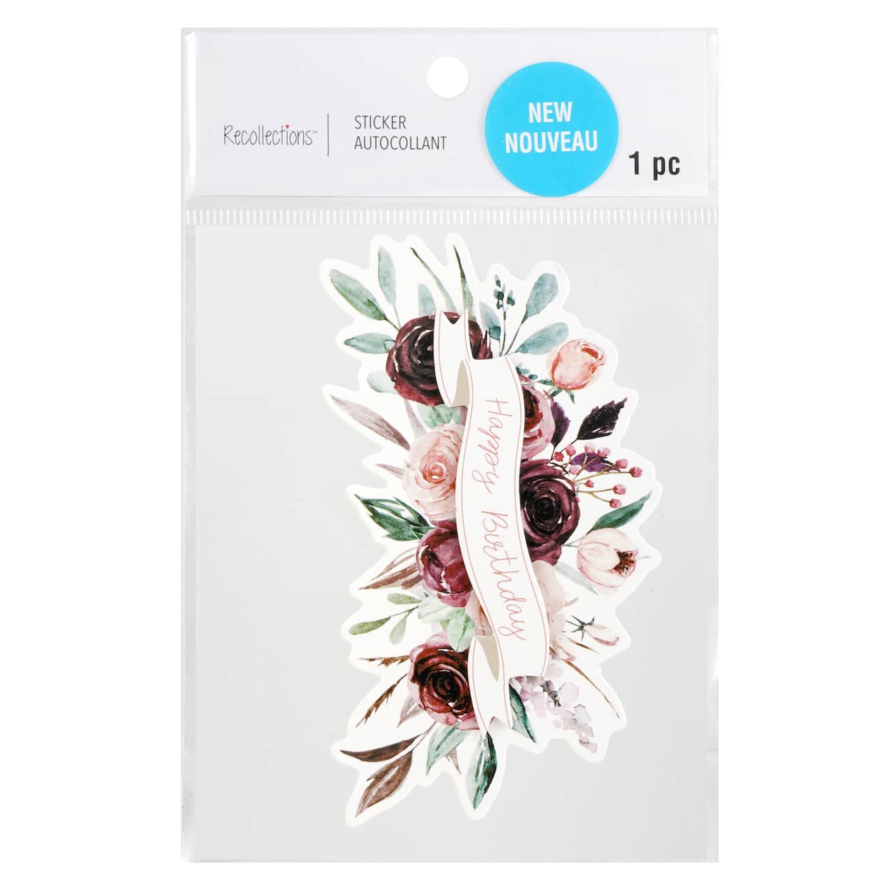 Floral Happy Birthday Sticker by Recollections&#x2122;